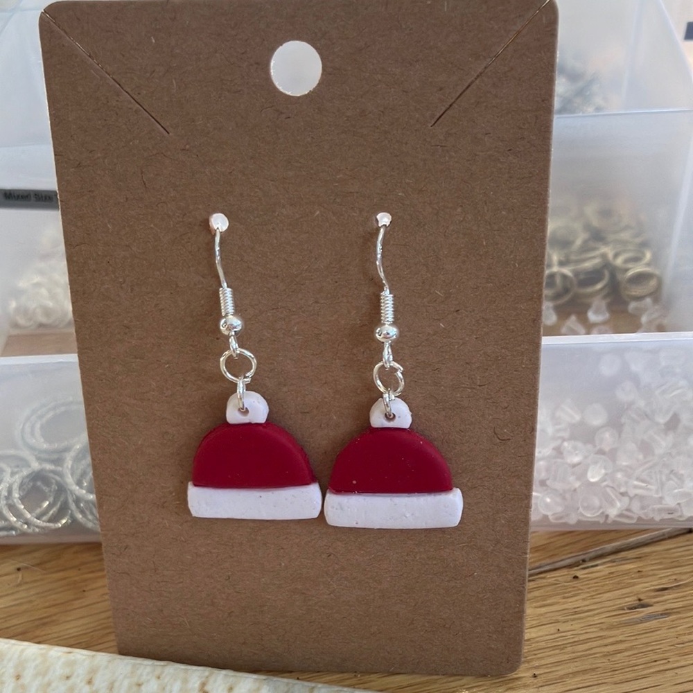 Winter Hat Earrings